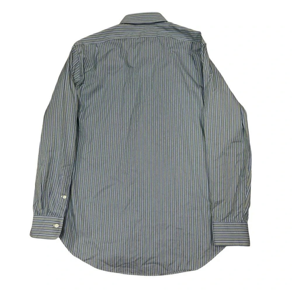 Polo Ralph Lauren Regent Classic Fit Button Up Shirt Mens 15.5 32/33 Blue Stripe